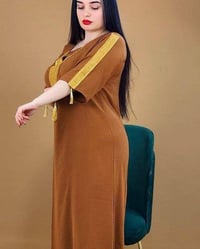 دشداشة طويلة • لينن إيطالي • مقاسات L/XL/XXL