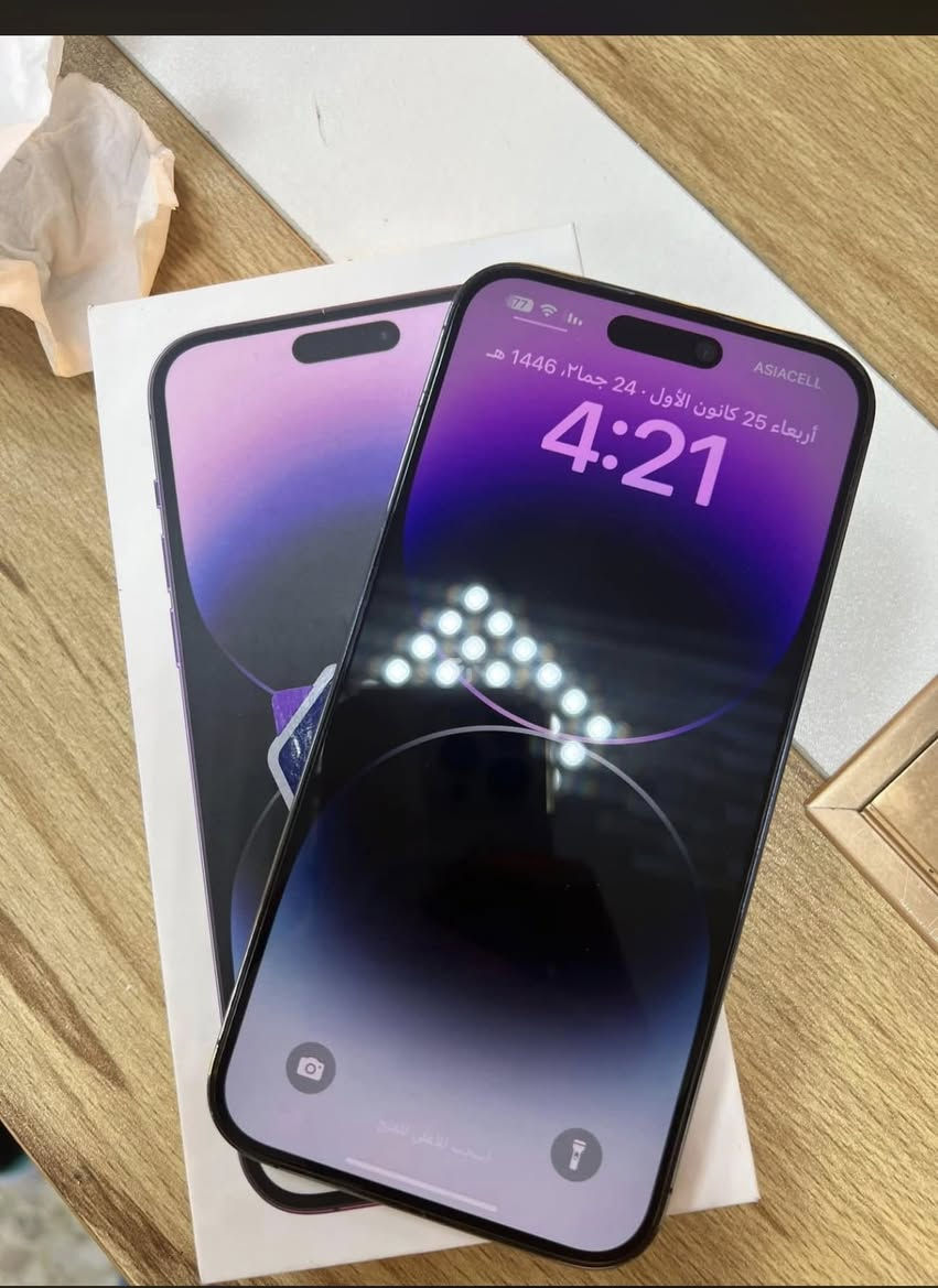 السلام عليكم
ايفون 14 برو ماكس 
ذاكره 256
بطاريه100
مبدل بطارية اصليه 
ومبل شاشه ثلاث طوبات 
السعر 459


**إذا كنت صاحب هذا الإعلان وتريد حذفه لأي سبب، رجاءا أرسل رسالة إلى الدعم الفني**