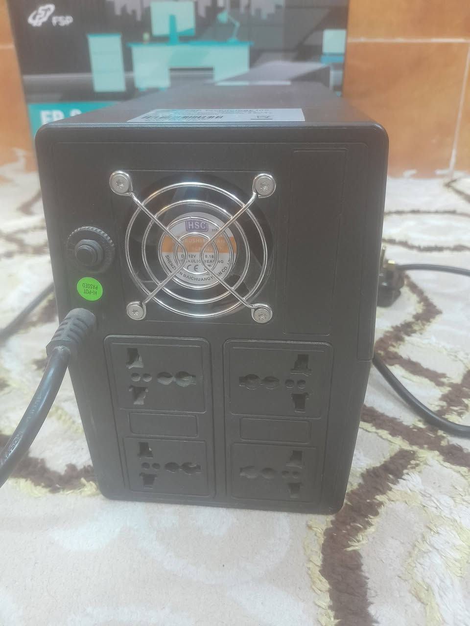 السلام عليكم شباب هذا UPS البيع استخدام شهرين فقط ويدعم على نت
نضافه فول اخو الجديد 
مكاني بغداد(حي أور قرب جامع الفردوس )
السعر (200الف وبيه مجال بصيط )


**إذا كنت صاحب هذا الإعلان وتريد حذفه لأي سبب، رجاءا أرسل رسالة إلى الدعم الفني**