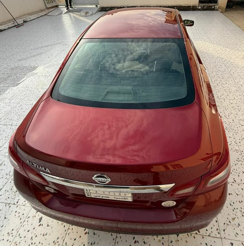نيسان ألتيما
المواصفات:
محرك 2500 (دوش) رادار أمامي
كامرة خلفية بصمة تشغيل
بصمة أبواب تشغيل عن بُعد
شاشة حساس إطارات
السيارة نظيفة جداً

رقم قادسية باسمي تحويل ماشر
موديل 2018
السيارة قطعة وحدة مبدّل فقط البنيد
صورة السونر بالمنشور 
الباقي كفالة كير ومحرك
📍 العنوان:  الديوانية
📞 للاستفسار: ***********

‏📩  علق يصلك السعر على الخاص الرد الي 
‏تابع الصفحة لتصلكم اخر عروض السيارات
‏الاعلان على الصفحة مجاني 
‏
