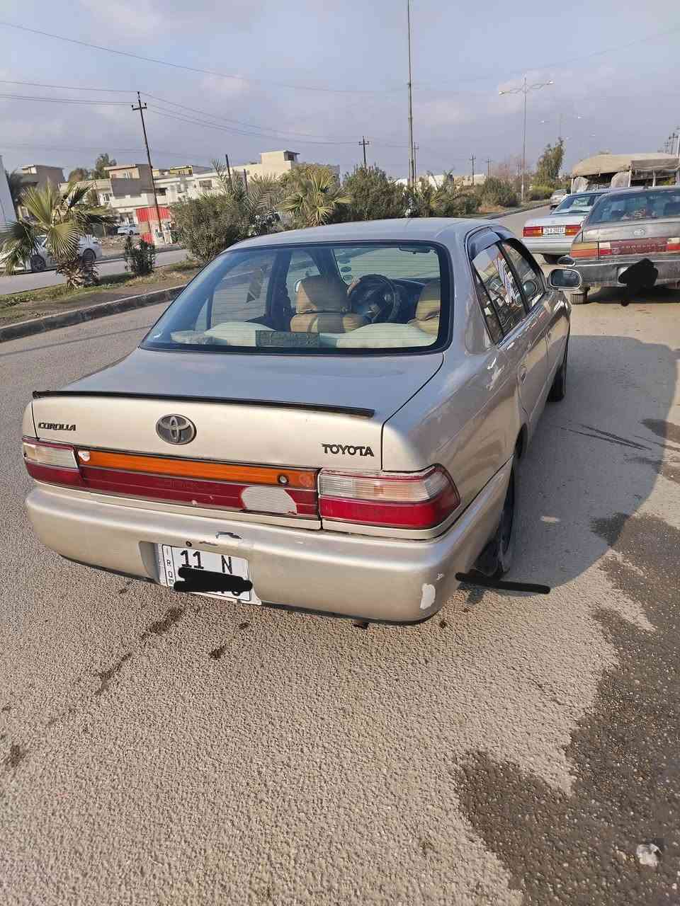 السلام عليكم كورلا موديل 1992 رقم بغداد مشروع وطني سنويه بسمي شرط التحويل صبغ عام للجماليه دفتر بانزين بيهه السعر (48) بيهه مجال الرقم  ***********    العنوان كركوك
