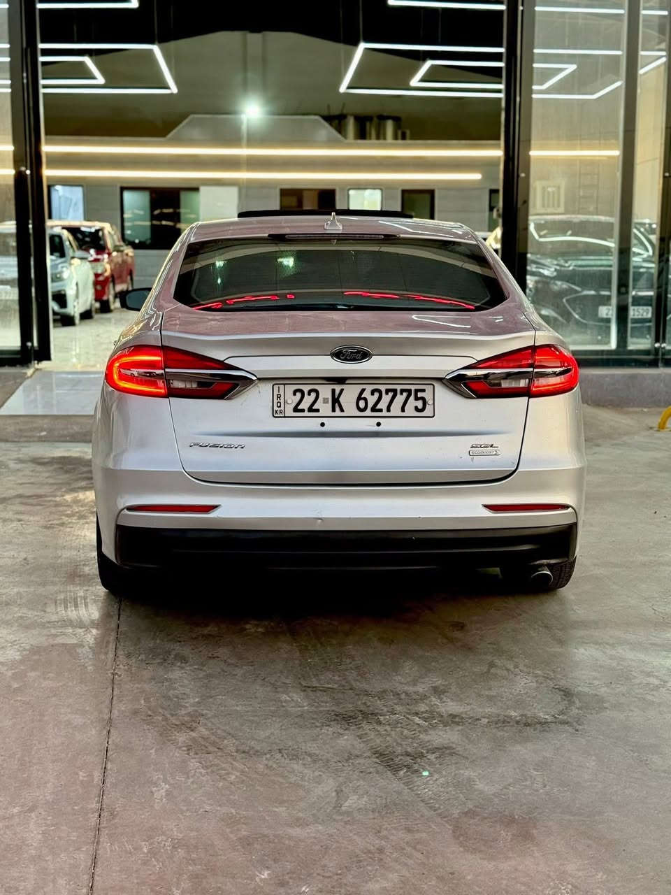 فورد فيوجن 2019
محرك  1500 تيربو
SEL+
حادثهة نص جاملغ خلفي بدون دواخل بدون ايرباك
وجاملغ امامي وباب كلير امريكا 
السيارة جديدة بمعنى الكلمة
 -لون سلڤر
-فول مواصفات 1/1 
بصمة وتشغيل عن بعد 
فتحة سقف
-دبل شاشه كبيرة
-2مدخل USB
-فول تحكم ستيرن
-كروز سرعه
-اوتو بريك
-سايد بريك بصمه
-كير ماوس
-تبريد قطعتين
-فول رادار
-رادار مانع تصادم
-رادار نقاط عمياء
-رادار قراءة مسارات (خطوط الشارع)
-رادار امامي خلفي
-شاشه تدعم apple car 
-سماعات 8
-خرائط
_حساس ماسحات السياره عند الماء
-فتح جميع جام  السياره وغلقها (عن بعد بالبصمة)
محرك مكفول
كير مكفول
كهربائيات مكفول 
السعر 142$
الاستفسار
***********
***********
