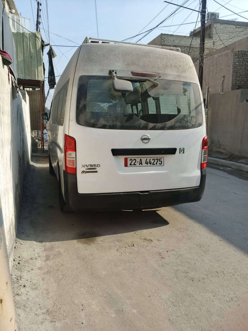 السلام عليكم نيسان يورفان مديل 19 شماليه صبغ فقط باب لصدر علا كد شبرين  تبريد محور بطن جديده سياره كامله *********** العنوان بغداد جديده الأمين
