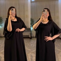 فستان • لينن ملكي • فري سايز