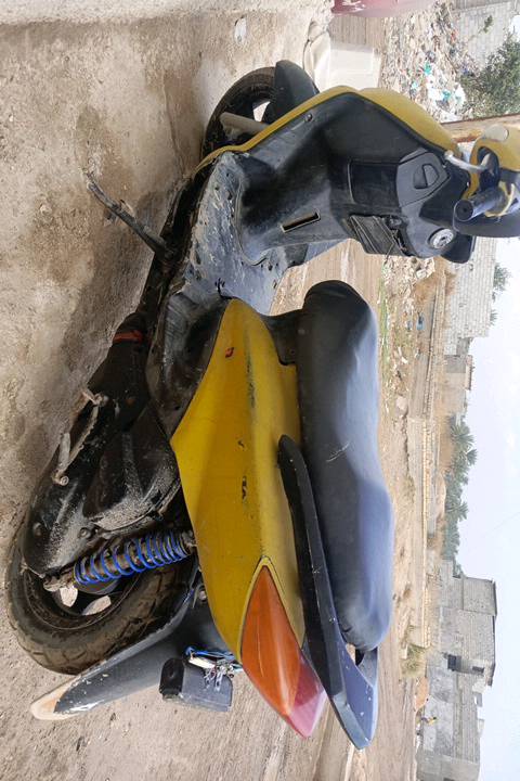 العنوان الزعفرانيه قريب علئ الامانه:
 
دراجه كلشي شغال بيه بس كفراته شويه تعبانه دراجه خير من لله ماكو شي بيه واكف كلشي شغال تايرات نضيفه كلشي نضيف فقط كفرات 

رقمي بيه وتساب ***********