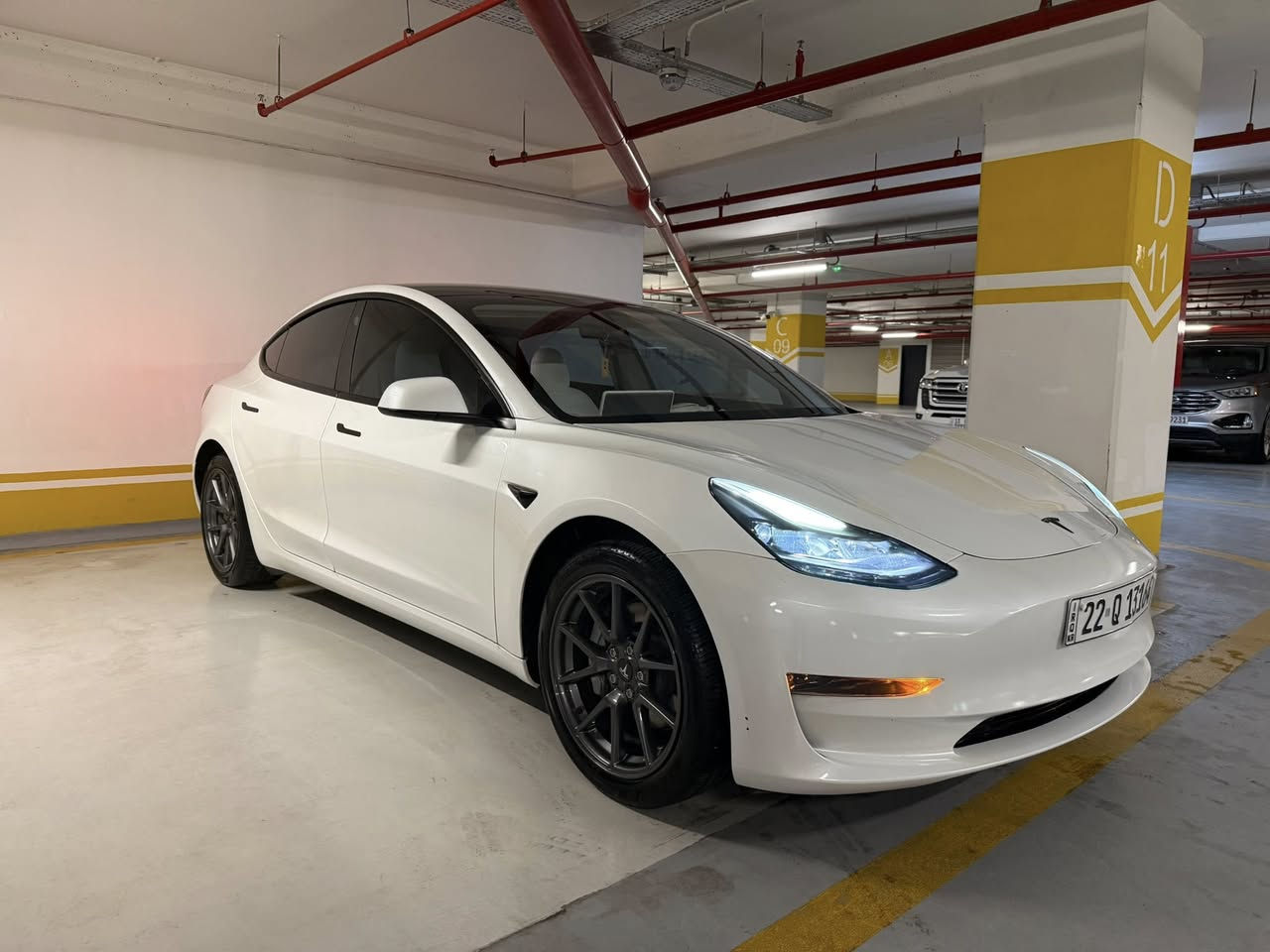 تيسلا موديل ٣ ٢٠٢٣ بدون صبغ للبيع ***********
