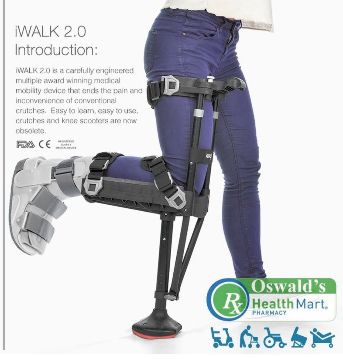 اعلى سعر وبلعافيه
للبيع - iWALK 3.0 Hands Free Crutch
العكازة الذكية بدون استخدام اليدين

**المواصفات:**
- الماركة: iWALK 3.0 الأصلية
- الحالة: [جديدة / 
- معاها: الكتالوج + كل الملحقات
- تتحمل وزن لحد 136 كغم
- مريحة جداً للكسور والجبس بالقدم
**المكان:** بغداد - [المنطقة] ويوجد توصيل لكل المحافظات
*


**إذا كنت صاحب هذا الإعلان وتريد حذفه لأي سبب، رجاءا أرسل رسالة إلى الدعم الفني**