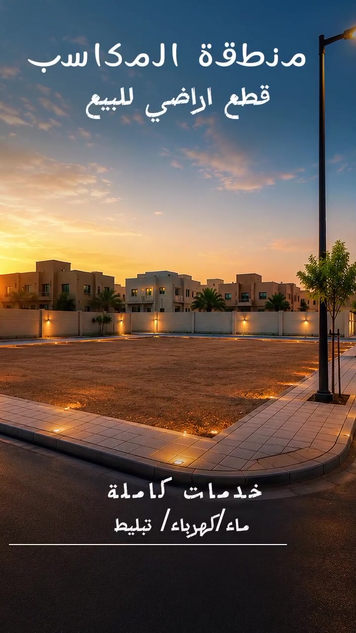 🏡 قطع أراضٍ للبيع في بغداد 📍
📍 منطقة المكاسب – خلف حي الجهاد ✅ سند 25 ✅ خدمات كاملة (ماء 💧، كهرباء ⚡، تبليط 🛣️)
اغتنم الفرصة وامتلك أرضك في منطقة مخدومة وجاهزة.
📞 للاستفسار والحجز: ***********
#العراق #بغداد #قطع_اراضي #اراضي_للبيع #عقارات #استثمار #حي_الجهاد #المكاسب #سند25 #عروض_عقارية #عقار_العراق #تيك_توك #اكسبلور #ترند #fyp #viral
