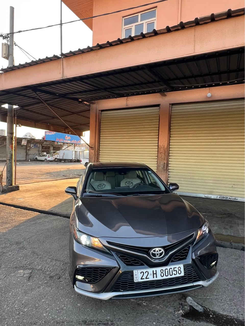 Camry 2022 SE
 رقم سنویە هزە جدید
داخل کریمی
٦ قطە صبغ بدون دواخل
ارباگ دشبول سلیم
سعر قفل ۱٥۳ ورەقە 
*********** أربيل, العراق
