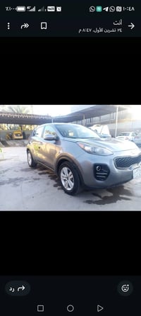 سبورتج أمريكي ٢٠١٨  اللون فيلي  حادث الجاملغ اليمين  ماشية ١٢٧ الف ميل...