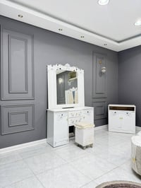 نجارة عراقية • ٨ قطع • سرير ٢٠٠×١٦٠سم