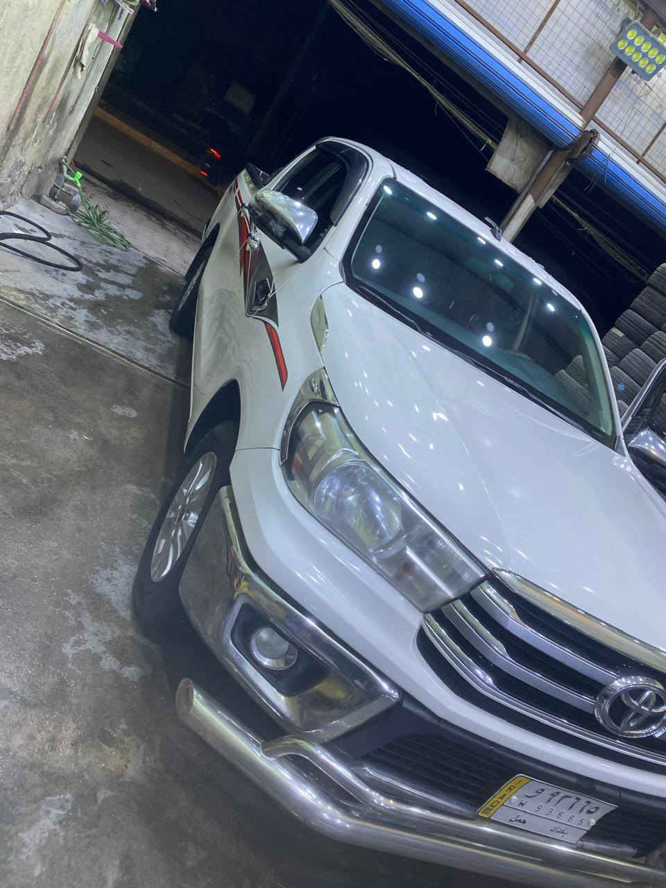 هيلوكس موديل ٢٠٢١
 حادثهافقط بجاملغ وبنيد مبدلات وكاله والباقي مكفول سياره جديده وجاهزه موقع السياره ناصريه مركز 
السعر ٢٤٥ وبيها مجال
رقم الهاتف ***********
