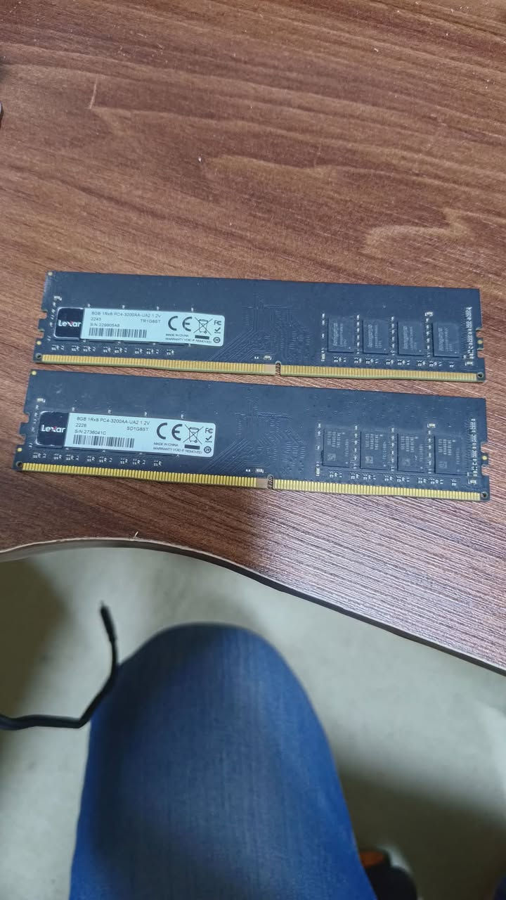 السلام عليكم
رامات لوكسر 16g 3200
75 الف قفل


**إذا كنت صاحب هذا الإعلان وتريد حذفه لأي سبب، رجاءا أرسل رسالة إلى الدعم الفني**