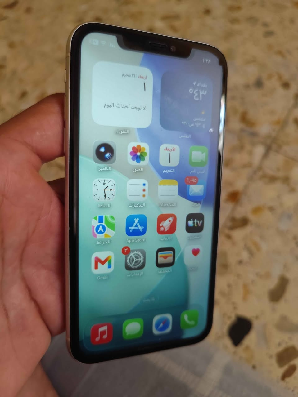 11 ذاكرة 128 بطارية 100% كله شغال فقط ظهر بي فطر والسماعه الجوة مال نغمات الفوك شغاله الباقي كله شغال ومكفول فيس ايدي شغال كامرات اتصال نت شحن كلش زين للبيع ب150 الف مكاني بغداد ماعندي توصيل بغداد, العراق


**إذا كنت صاحب هذا الإعلان وتريد حذفه لأي سبب، رجاءا أرسل رسالة إلى الدعم الفني**