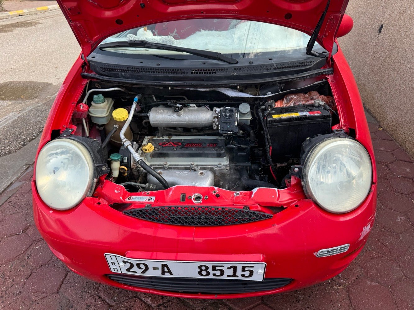 كيوكيو موديل 12 رقم واسط 
كير اوتوماتيك 
كير محرك نظيفات 
صدر جديد 
سياره جاهزه 
مكان السياره بالكوت
السعر 28 
***********