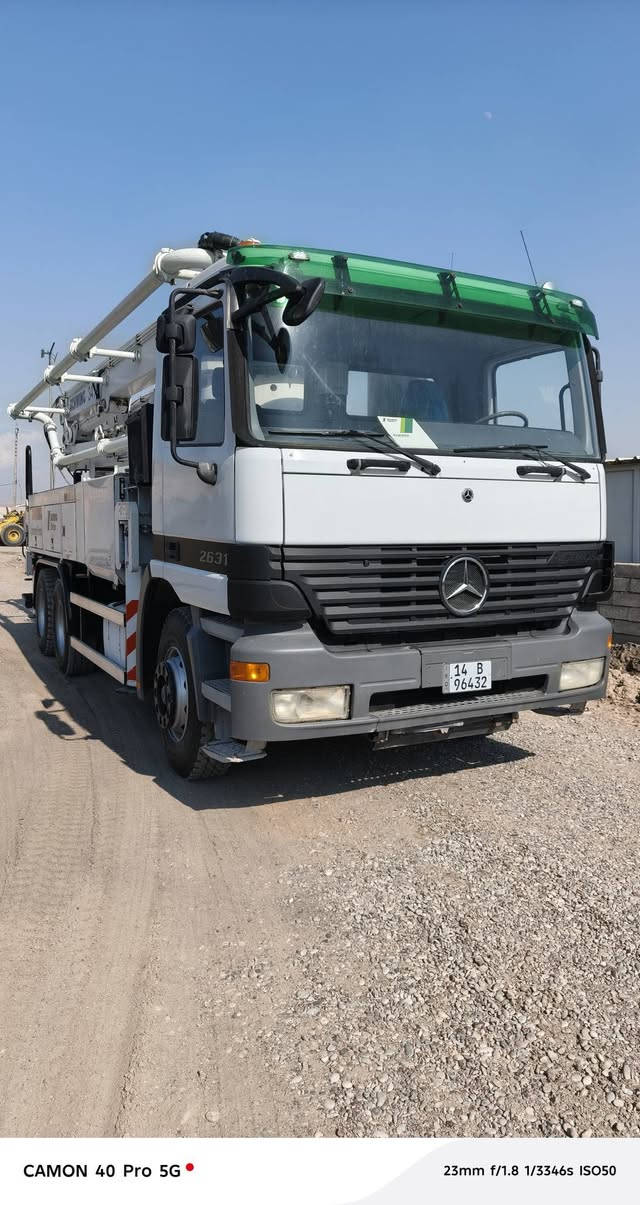 سلام عليكم للبيع بم موديل 2003شونك 34 متر دبل مضخه 190+130 ربل بستم 230 للاستفسارعن ***********+***********
