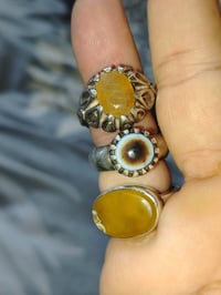 ياقوت أفريقي غير مجمر  ، عقيق يماني أصفر قديم  جزع قديم بيع أو مراوس ح...