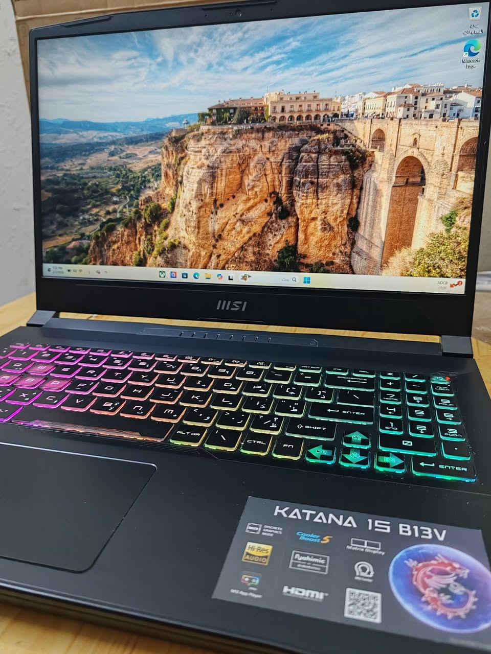 السلام عليكم
msi katana 15 b13vek للبيع
مستخدم قليل ونظيفة جدا النظافة 100% 

المواصفات
كارت الشاشة: NVIDIA GeForce RTX 4050
المعالج: Intel Core i7-13620H
الرامات: 16GB DDR5-5200MHz
التخزين: 1TB NVMe SSD
النظام: Windows 11 Home
الشاشة: 15.6" Full HD (1920x1080), 144HZ, IPS-Level panel
الملحقات حقيبة وماوس وكارتونة الجهاز
مكاني بغداد الصليخ
السعر: 1175 وبيها مجال للشراي


**إذا كنت صاحب هذا الإعلان وتريد حذفه لأي سبب، رجاءا أرسل رسالة إلى الدعم الفني**