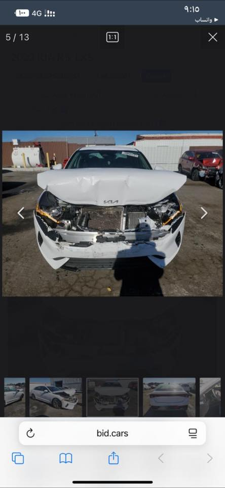 السلام عليكم
كي فايف ٢٠٢٣  lxs 
صبغ بنيد فقط ضرر سطحي 
بغداد باسمي
مواصفات معروفه (رادات امامي خلفي جانبي،نقطه عمياء بالمري ،مثبت مسار وسرعه ،كار بلاي ،تحكم صوتي،وغيرها من المواصفات المعروفه )
مكينه 1600 توربو نشطه وتخبل بدون تنقيص ولا تبخير لا اي مشكله كله بانزين محسن ودهن اصلي امزويل 
*********** بي واتساب 
السعر ١٦٨ وبي مجال بسيط حك الجيه
