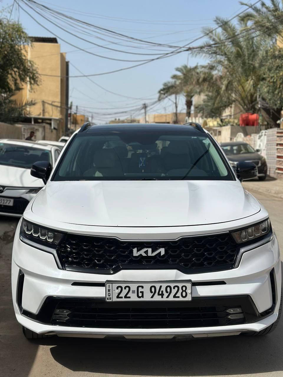 سورنتو 2022 وارد امريكي رقم اربيل
🔴بانوراما سقف                        
🔴تشغيل عن بعد دخول ذكي     
🔴بصمه 
🔴لايت عدسه زنون عالي ناصي بلادي 
🔴لدات 
🔴صندوك ذكي وكهرباء 
🔴7 راكب 
🔴شاشه جبيرة كامرة 
🔴 
🔴 فول رادارات امامي خلفي جانبي 
🔴ويل كب 
🔴 سايد بريك اوتو 
🔴اوتو ستوب 
🔴
🔴اربع انظمه قيادة 
🔴محرك 4 سلندر 
🔴بعد بيها هوايه مواصفات 
🔴بريك ذاتي خلفي
🔴 بريك ذاتي امامي
حادثهه صندوق خلفي كما موضح بالصور
مكان السيارة بغداد رقم ***********
السعر 25 وبيه ومجال
