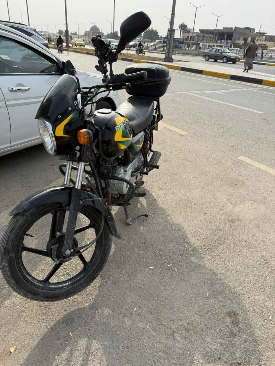 سلام عليكم ورحمة الله وبركاته دراجه لبيع بوكسر مرقمه لوحات نكليزي تحويل مباشر  موديل2022مكفوله كفاله عامه عنواني ديالى بعقوبه مجمع تحرير ***********
