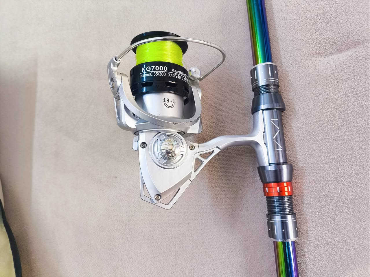 بكره صيد نوع(كابار)الاصلية
 حجم/7000
مع العصا(سلايت)
تلسكوبية متعددده الالوان
الطول 240/تقريباً مترتين ونص🌹
من بدايه العصا قاعده تثبيت بالارض🌹
مستخدمه مره واحده
 السعر/القطعتين 50الف 
مكاني فلوجه🌹🌹


**إذا كنت صاحب هذا الإعلان وتريد حذفه لأي سبب، رجاءا أرسل رسالة إلى الدعم الفني**