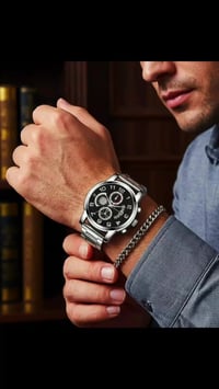 ساعة وسوار • تصميم ملكي • ذهبي