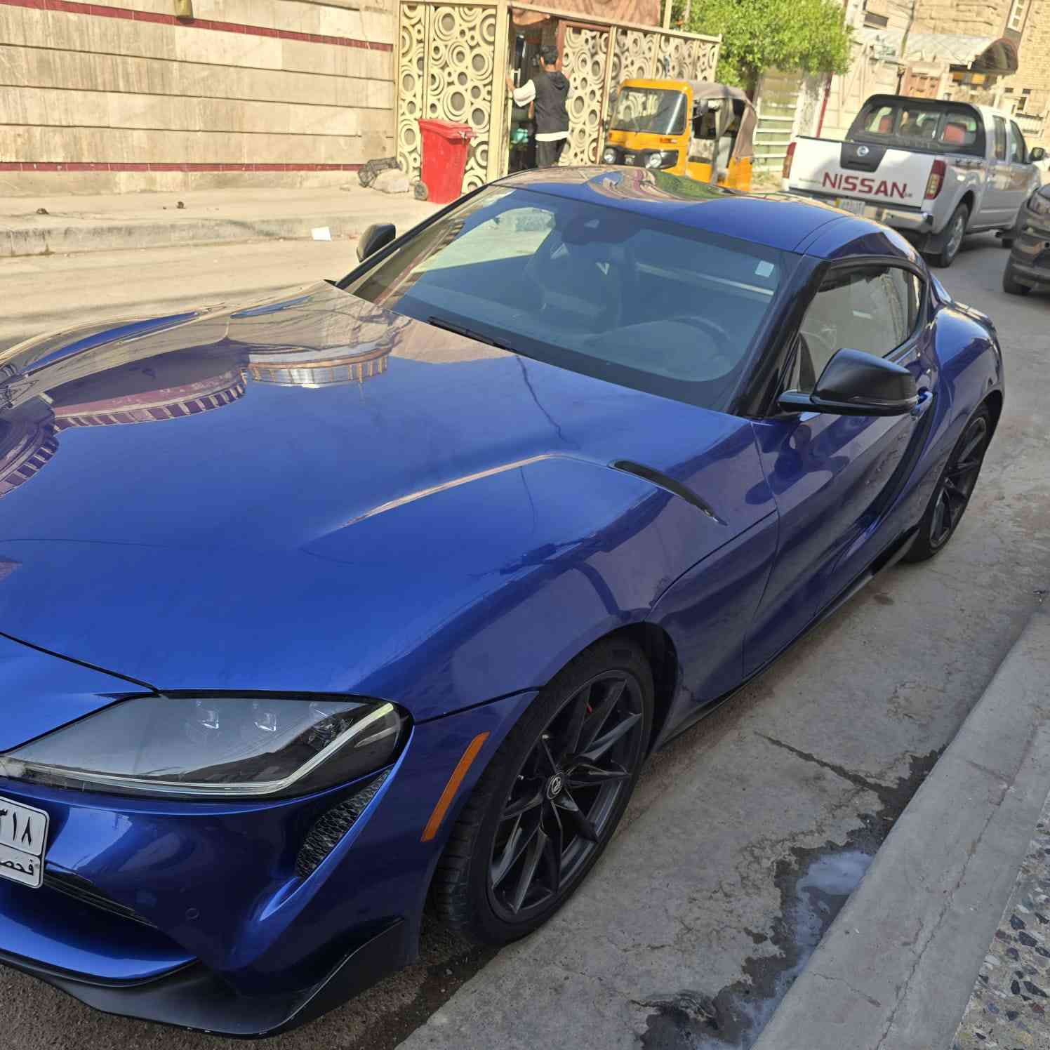 🚗 للبيع 

Toyota Supra 2023

تويوتا سوبرا 2023

 🌍 المدينة –   بغداد  

  🛣️  المسافة المقطوعة      - 10 الف ميل  

------------------------------------------------------------ 
✅ المواصفات:  
تويوتا سوبرا 2023 – رياضية فخمة وعصرية 
لكل عشاق الأداء العالي والتصميم الجريء… TOYOTA SUPRA 2023 
________________________________________
🔧 المواصفات التقنية: GR معروفه
• الموديل: 2023
• المسافة المقطوعة: 10,000ميل فقط
• المحرك: 6 سلندر تيربو – 3.0Lاقتصادي وقوي 💪
• ناقل حركة: أوتوماتيك بـ 8 سرعات مع شيفتات ستيرن 🕹️
2 مقاعد وجلد داخل لون اسود 
• نظام الدفع: خلفي (RWD) يعطيك متعة قيادة حقيقية
• العجلات: جنط قياس 19 تو سايز– تصميم رياضي
🎮 الراحة والتكنولوجيا:
• شاشة وسطية لمس كبيرة مع نظام معلومات وترفيه حديث
• بلوتوث – USB – Apple 
• كشنات رياضية مريحة
• بصمة تشغيل
• تحكم ستيرن متعدد الوظائف
• نظام صوت عالي الجودة
• كاميرا خلفية
• وضعيات قيادة متعددة (Sport – Comfort – Normal)
• نظام توزيع الكبح الإلكتروني
• نظام ثبات إلكتروني
• وسائد هوائية كاملة
للاستفسار اكثر واتساب على الرقم التالي 
***********

💰 السعر:       35000$ بغداد, العراق
