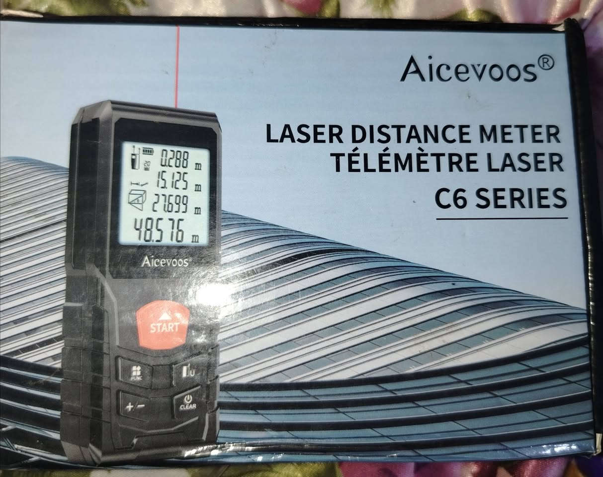 📏 للبيع جهاز قياس مسافات ليزر Aicevoos C6-120M
✅ مدى قياس 120 متر ✅ دقة عالية وسريع بالقياس ✅ يقيس المسافة، المساحة، والحجم ✅ مناسب للكهربائيين، المهندسين، والنجارين ✅ الحالة: ممتازة ويعمل بكفاءة
💰 السعر: 65,000 دينار 📍 الموقع: بغداد 📩 للمراسلة على الخاص. ***********
