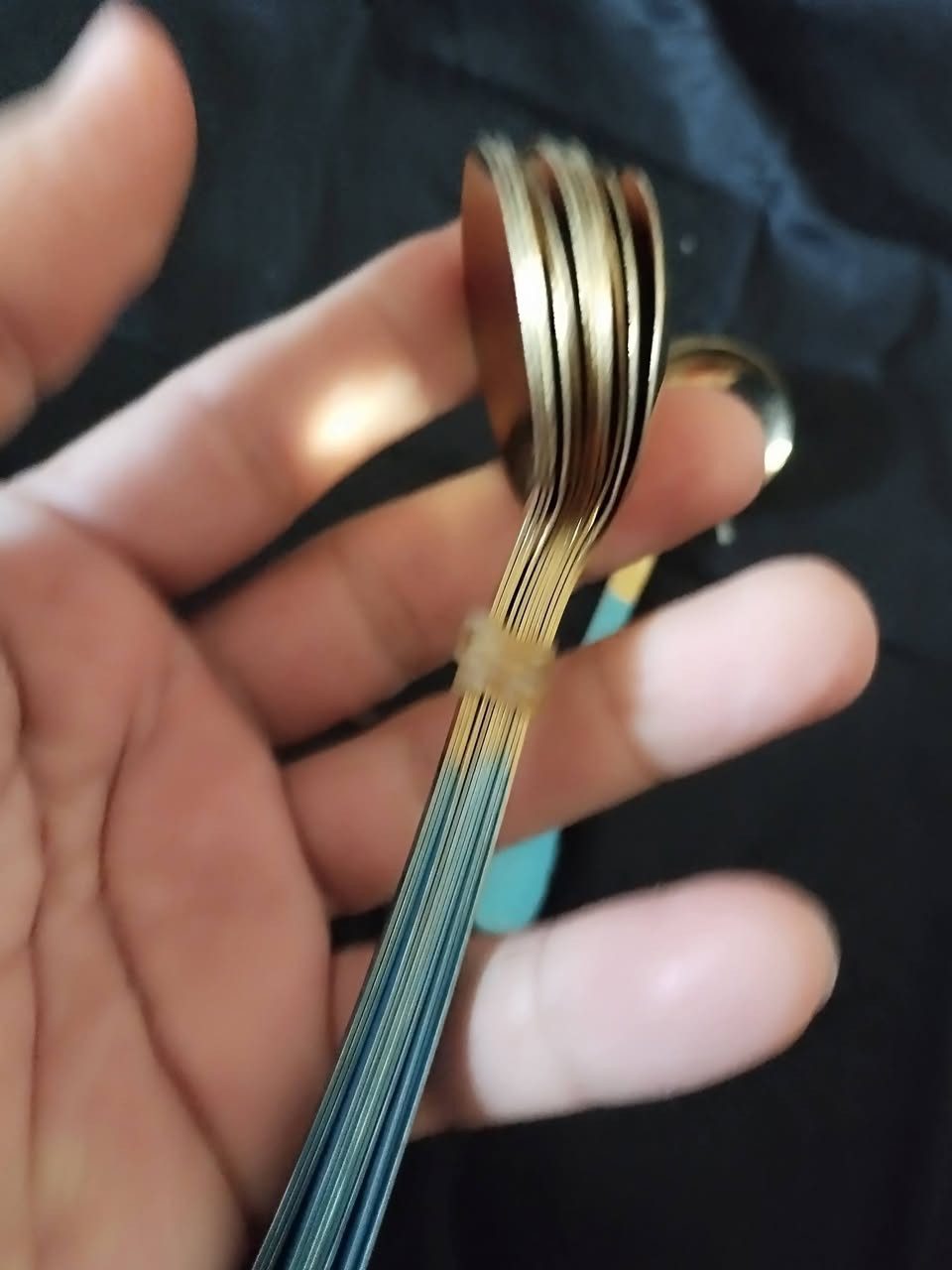 ملاعق بهل الشكل مثل ماواضح بالصورة العدد 2درزن ال قطعة  على اول تم 3000


**إذا كنت صاحب هذا الإعلان وتريد حذفه لأي سبب، رجاءا أرسل رسالة إلى الدعم الفني**