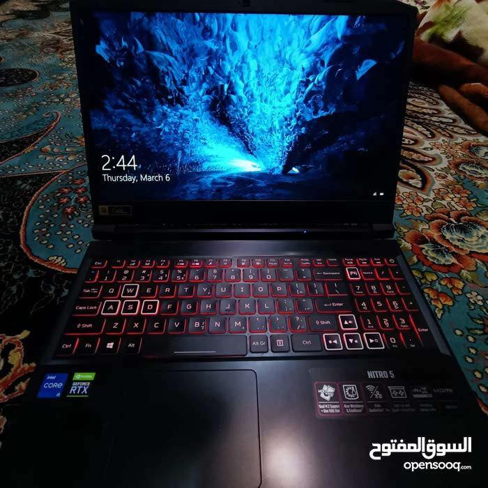 السلام عليكم 
لابتوب acer nitro 5 كيمنك للبيع
المعالج : Cori5 11g H هايبر كور
الكارت  : RTX3060 6G 
الذاكره العشوائية : RAM 32 G DDR4
الشاشه : 15.6 144HZ FHD
ذاكره التخزين : 1TB nvme+SSD
السعر : 850 الف 
مكاني بغداد البلديات 
رقم الهاتف : ***********
