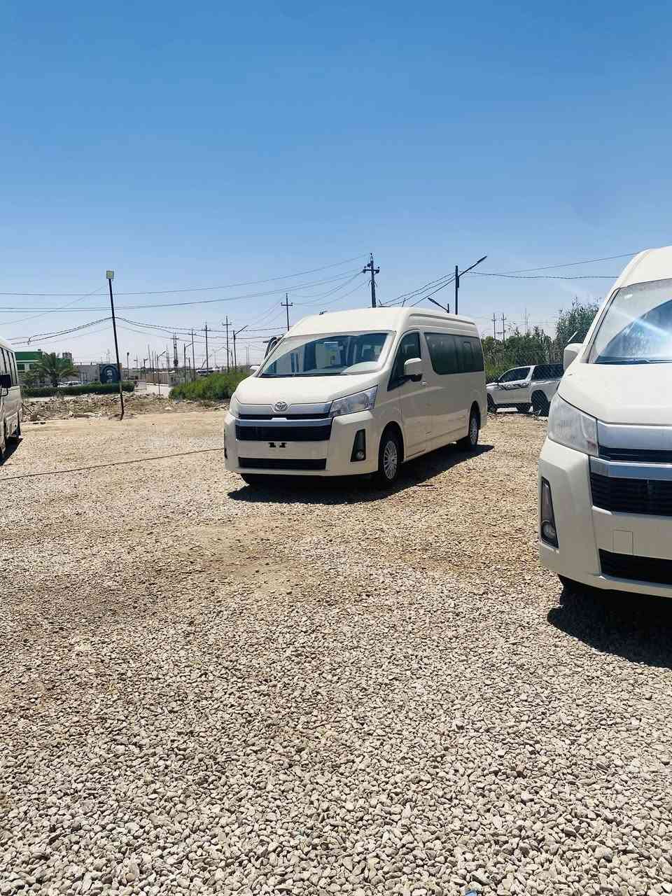 ~~~~~~ يقدم لكم ~~~~~~
السلام عليكم تويوتا هايس للبيع موديل 2025
شركة تويوتا عراق ضمان ثلاث سنوات أو  
100الف كيلو  متر رقم بغداد 
السيارة فوال موصفات باب كهربائي مري شفط 
كير اوتماتيك مكينة 6سلندر عداد صفر كيلو متر 
العنوان كربلاء الحر مجاور مستشفى التركي 
     معرض علي العبودي الكربلائي
***********
***********
