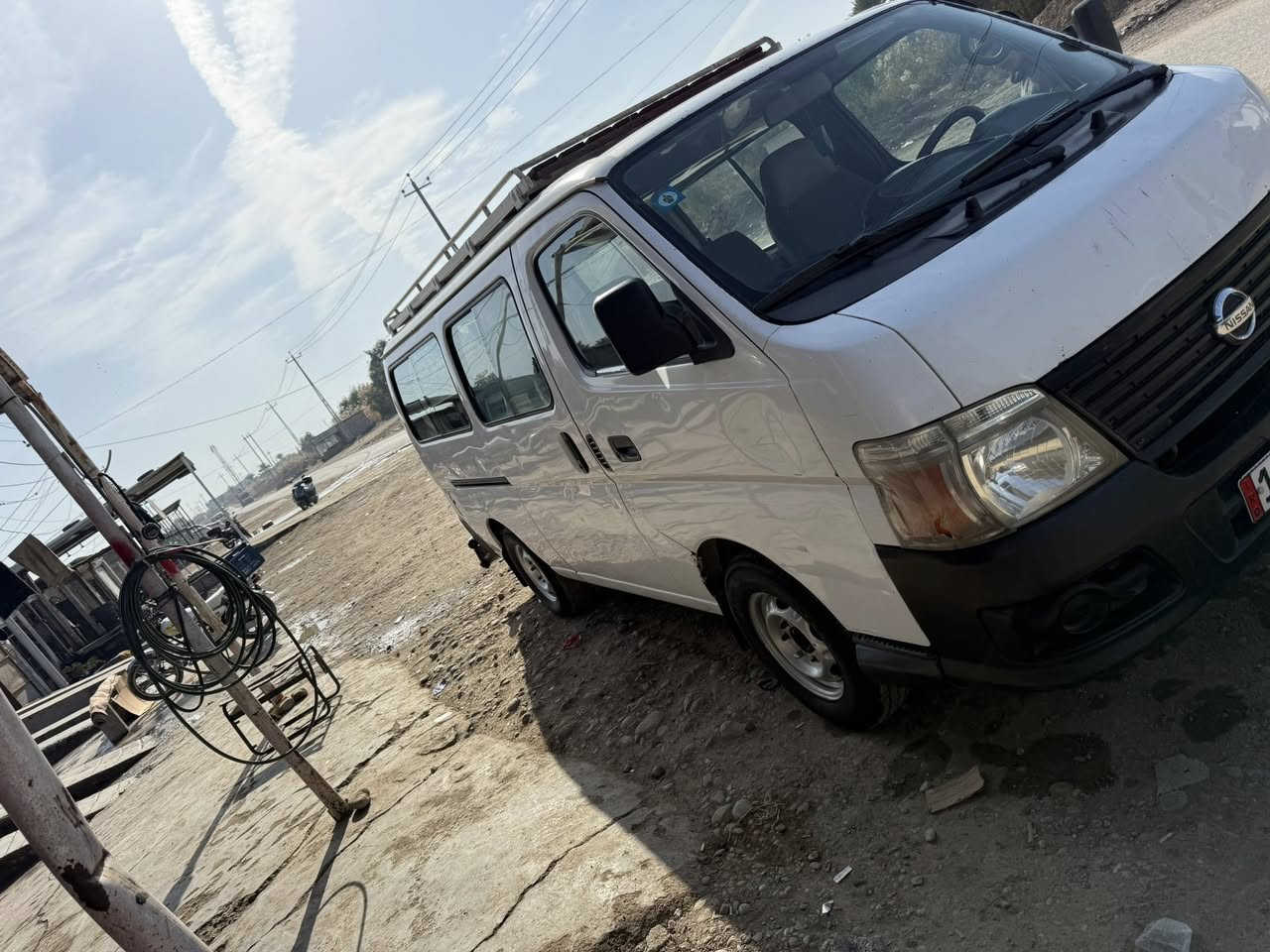 نيسان اورفان موديل 2008مكينه كير اكسل خير من الله رقم بغداد نكليزي ماني ديالى شهربان ***********
