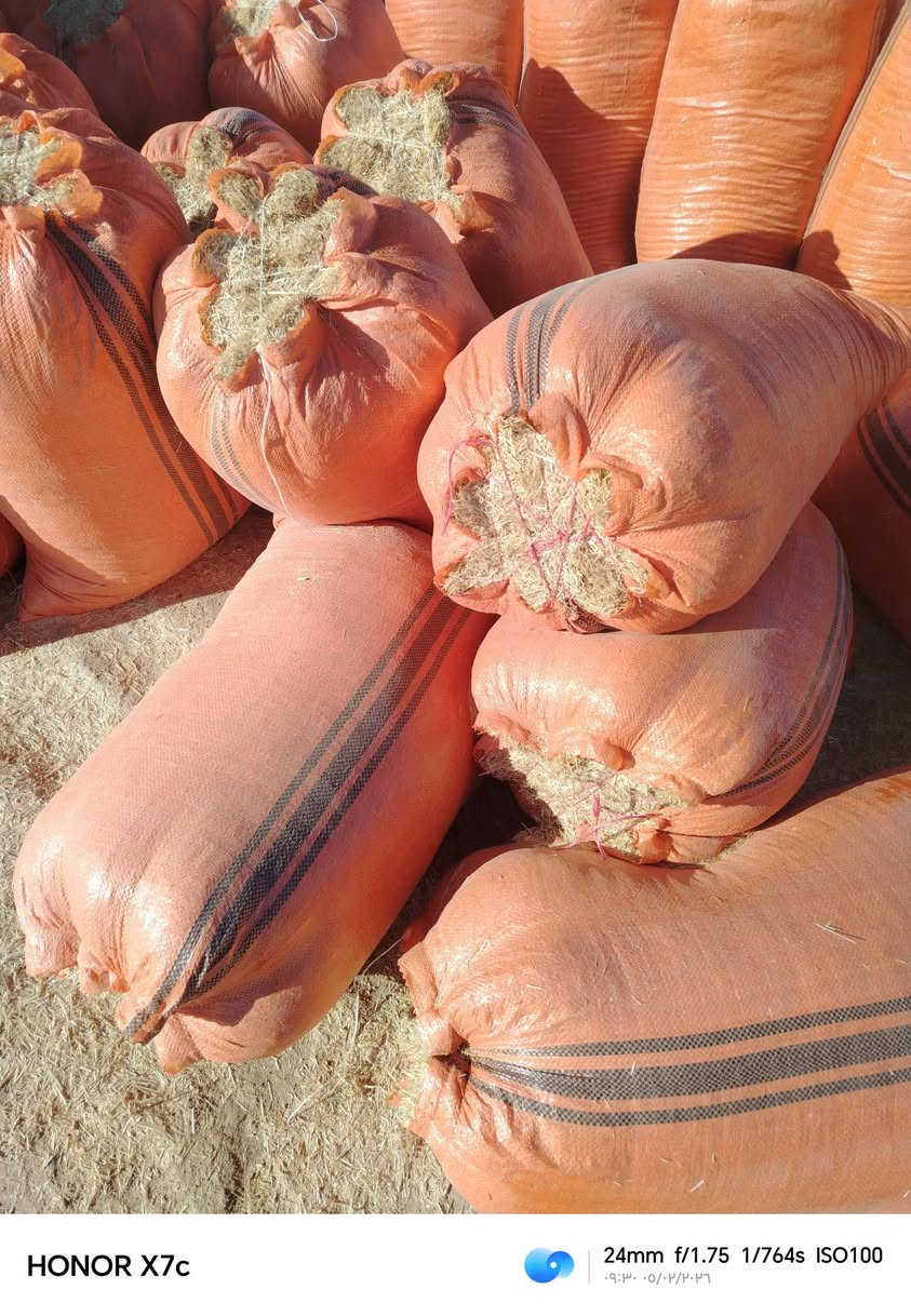 يوجد تبن مجروش كميه مفتوحه للبيع ***********وتساب
