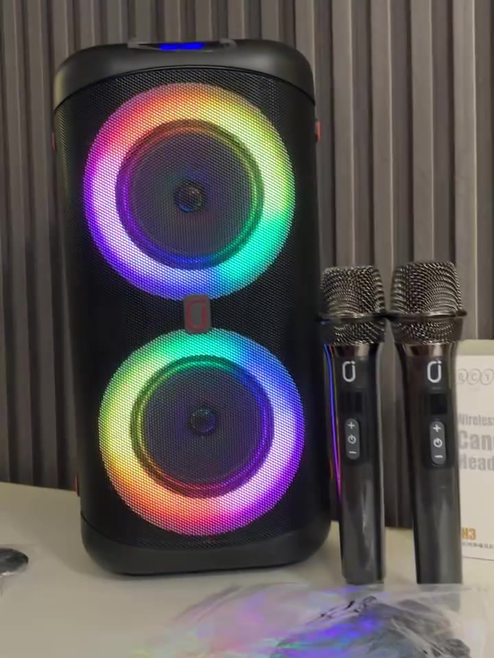 سبيكر من شركة JXY حجم كبير RGB انارة متغيرة 
جديد غير مستخدم مع دبل سبيكر وايرليس كامل ملحقات 
بواطية تصل الى 400 واط 
و 80 RMS 
الصوت والبييز كلش رهيب 
السعر 80 الف 
مكاني بغداد خدمة توصيل موجود لجميع المحافضات


**إذا كنت صاحب هذا الإعلان وتريد حذفه لأي سبب، رجاءا أرسل رسالة إلى الدعم الفني**