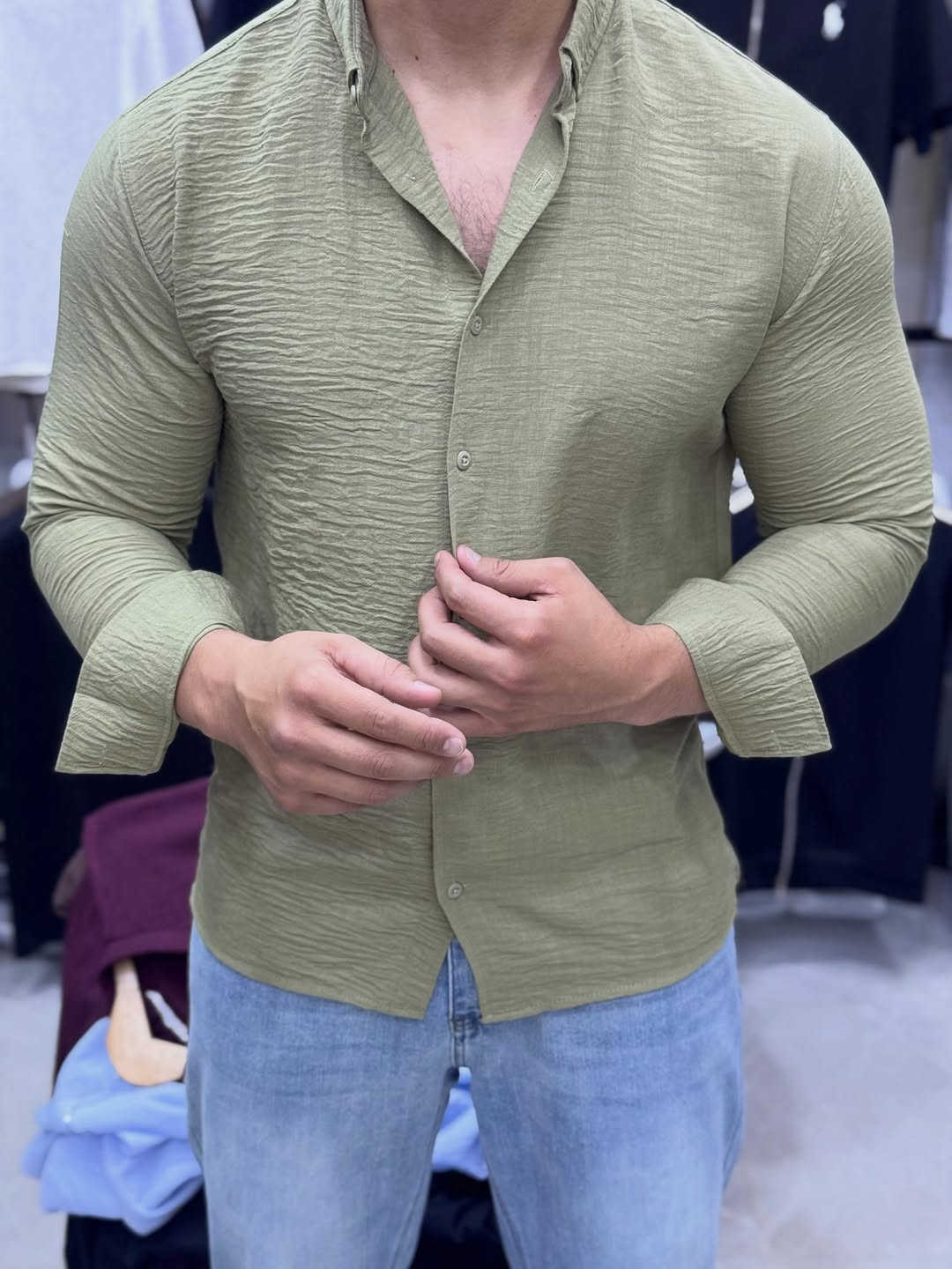 اقلب لليسار 9 لون 
خامه لنن كلينس (ابرد واجود القطن ) 
قالب وخامه تركي s m l xl xxl


**إذا كنت صاحب هذا الإعلان وتريد حذفه لأي سبب، رجاءا أرسل رسالة إلى الدعم الفني**