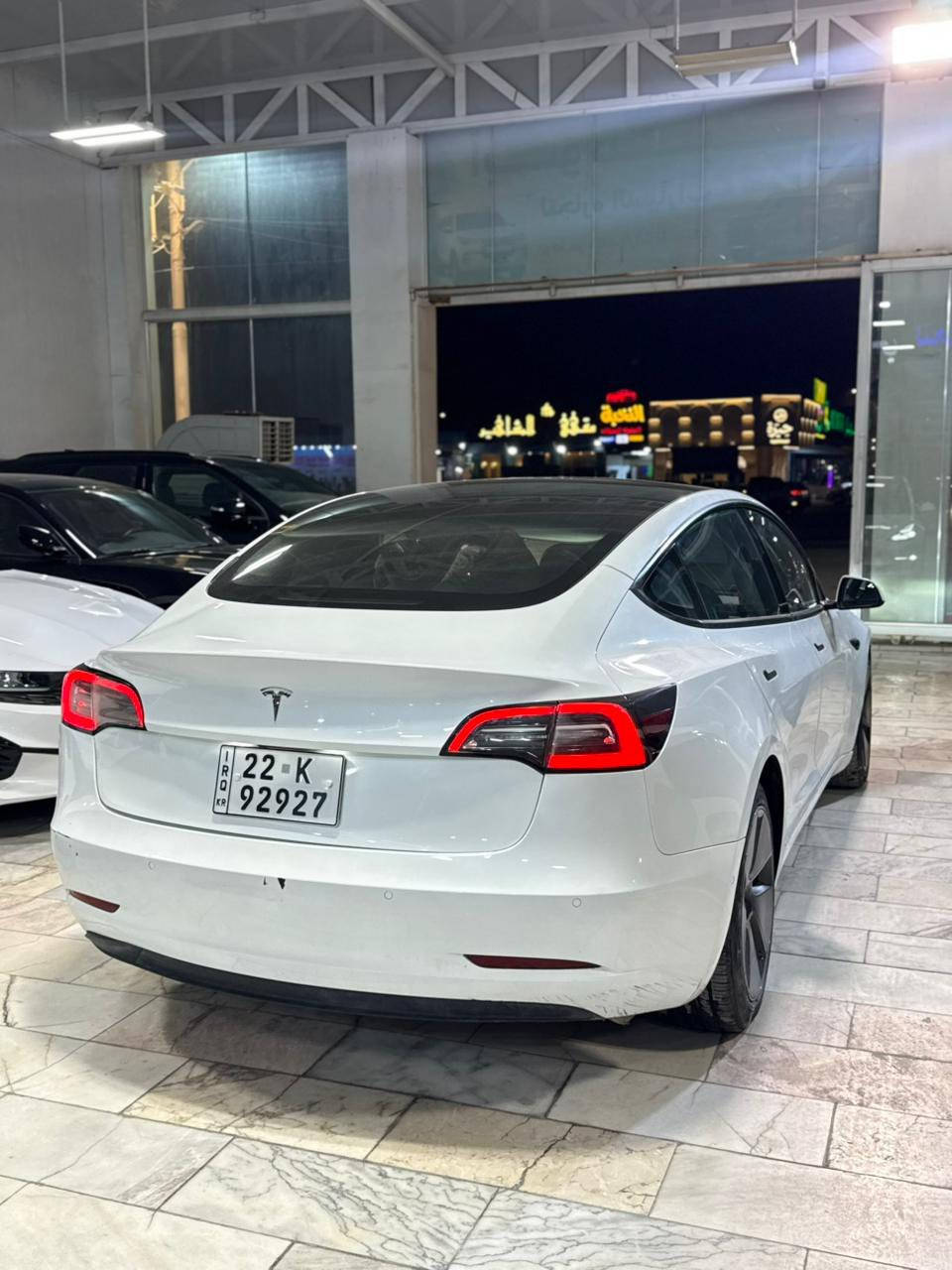 السلام عليكم تيسلا مودل 3 موديل 22 رقم اربيل حادث جاملغين وبنيد السيارة ماشية 50 الف كيلو متر مكان السيارة نجف السعر 155 بيها مجال بسيط ***********
