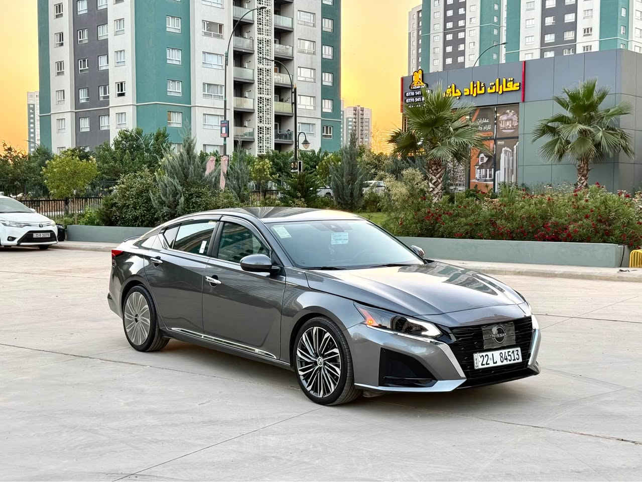 NISSAN ALITMA 2022 SV
***********
***********
نیسان ئەڵتیما ٢٠٢٢ 
فول مواسفات نەوتی  کەندی سەیارەکە کامل کراوە بە ٢٠٢٥ 
بی شوخت تەنها یەک پارجە بۆیاخە بی ناو گرتن بی شەنسی پیش و دوا کەپس ڕادار و بەردی سالنسا بە شەرت ئەرباگی بەشەرت هەردوو بەسمەی بیلادی لەگەلە 
شاشە گەورە ،.ڕادار پیش و دواو و لە تەنیشت ،.ترەکشن کامیرای دواوە،. شەغاڵ ،.
‎حەساس ,. دەرگای بەسمە،.بەسمە،.دیاری کردنی خیرای،. ٨ ئەرباگ ،.
لایت زینۆن ،. دوو ئەگزۆز،.کوشن کارەبای،.
سەیارەکە تازە جوان ماوەتەوە گیر و مەکیەنە بەشەرت
ڕەقم و سەنەوی تازە تاکوو ٢٠٢٩
تەحویل و غەرەمە بەشەرت 
سعری ١٥١ وەرقە و مەجال السليمانية, العراق
