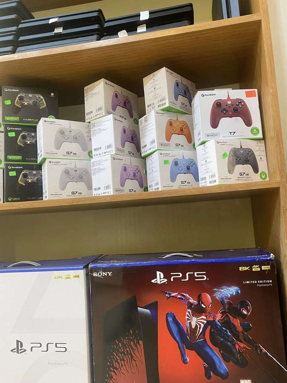 ضمان لمدة عشر ايام استبدال
قسم فايف❤️‍🔥

1/فايف سلم 650

2/فايف فات ب550

قسم الفور❤️‍🔥

1/فور برو مهكر290 مع 20 لعبه🔒

2/فور سلم مهكر250 مع 10 العاب🔒

3/فور فات مهكر ب 210 مع 10 العاب🔒

قسم فور اونلاين ❤️‍🔥

1/فور برو اونلاين 250  مع حساب🔒

2/فور سلم اونلاين 210 مع حساب🔒

3/فور فات اونلاين 175 مع حساب🔒

قسم اكس بوكس❤️‍🔥

1/اكس بوكس سيريس اس ب340🔒

2/ون اكس ب195

3/ون اس تيرا175

4/ون اس نص تيرا150

5/ ون فات120

6/اكس بوكس360 ب110

*بلي ثري ب135. دبل جوستك وهارد  خارجي❤️‍🔥

*بلي تو ب60  دبل جوستك❤️‍🔥

اسعار ثابته

مكان بغداد الحريه الاولى شارع جنابيز


**إذا كنت صاحب هذا الإعلان وتريد حذفه لأي سبب، رجاءا أرسل رسالة إلى الدعم الفني**