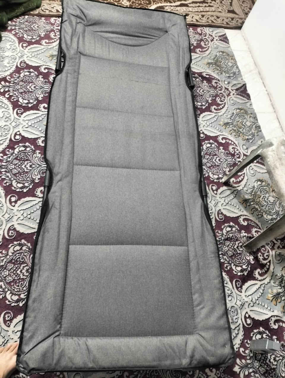 سلام عليكم سرير يطبك  صار شهر من مشترية السعر 45مع التوصيل 
طول 190  عرض 75 سهل التطبيك  والفتح 
 للتواصل *********** واتساب
