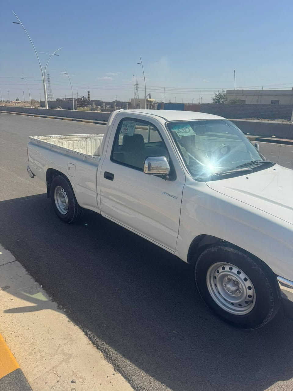 السلام عليكم ورحمه الله وبركاته بيكب تويوتا فلاحي ٢٠٠١ رقم نينوى بسمي بدون صبغ فقط بارد بالبدي وره قبغ البنزين مكفولة محرك بلادي على الشركة مامفتوح الاتصال ***********
