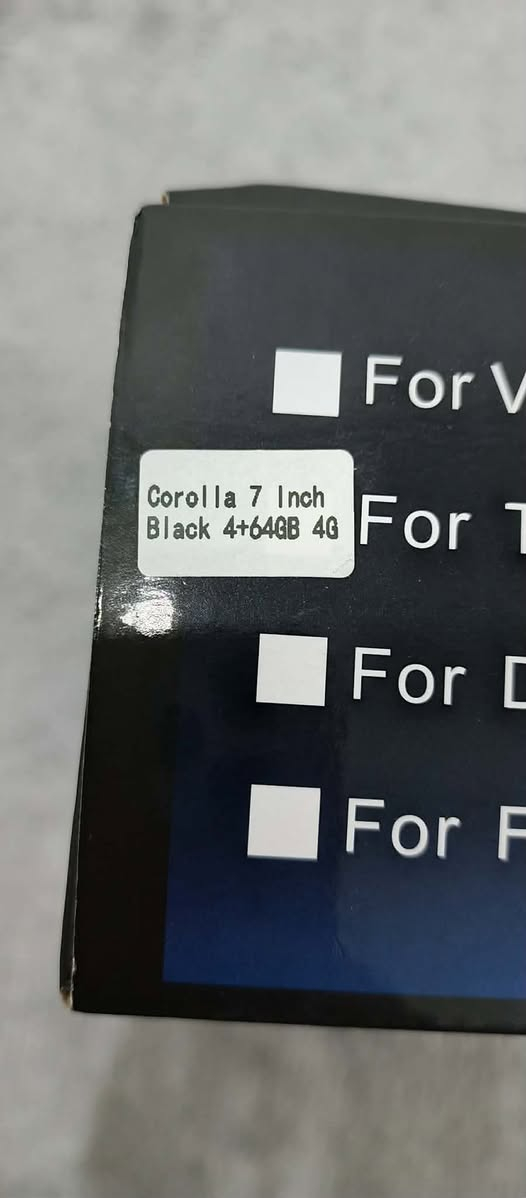 سلام علیکم سعر 75 الف
شاشە مال تویتا کرولا  4+64GB    4G
واتس اب ***********
