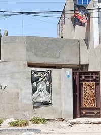 بيت مساحه 100 يحتوي على غرفه نوم و صاله واستقبال و توليت خارجي وحمام د...