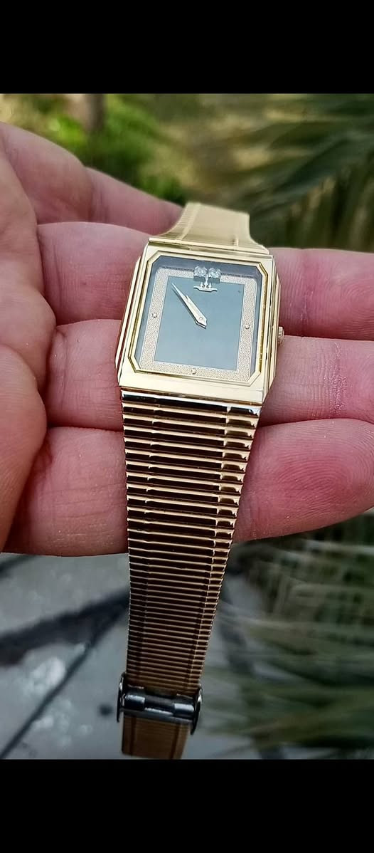 سيكو تانك 
كوارتز انتاج 1985
ابعاد 25×30 ملم كلاسيك رسمي 
نظافة ممتازة جدا
فقط ملاحظة جدا صغيرة بالزجاج(خط صغير غير واضح )
مينا مميز لونين مع أطار مزخرف ذهبي
شعار تاجي مع كريستال عند الساعة 12
الساعة بلادية بالكامل
السعر 90 الف 
@highlight


**إذا كنت صاحب هذا الإعلان وتريد حذفه لأي سبب، رجاءا أرسل رسالة إلى الدعم الفني**