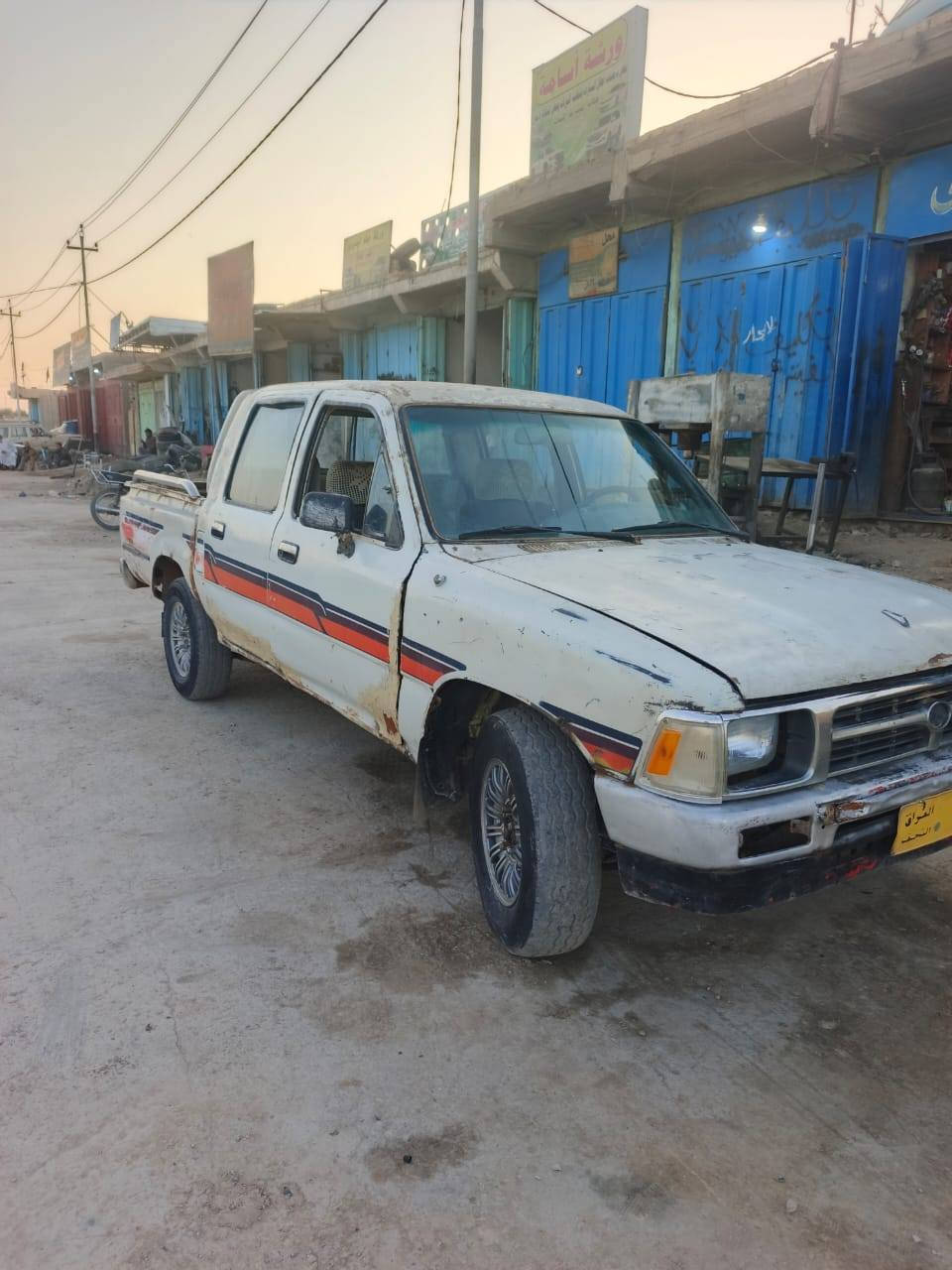 السلام عليكم 
بيكم موديل 1990
رقمه نجف بدون راعي 
تخم تاير  حداديه مكينه كير
العنوان ذي قار قضاء الفجر 
غير متواجد ع النت 
الاتصال ***********
