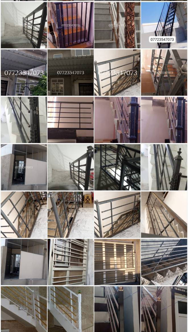 مستعدين لعمل كافه اعمال الحديديه وكافة التصاميم
-#محجرات
-#شبابيك
#ابواب #خارجي
-#جملونات 
-#كيسبان
-#سندويش
-#مراجيح
*درج
***********
