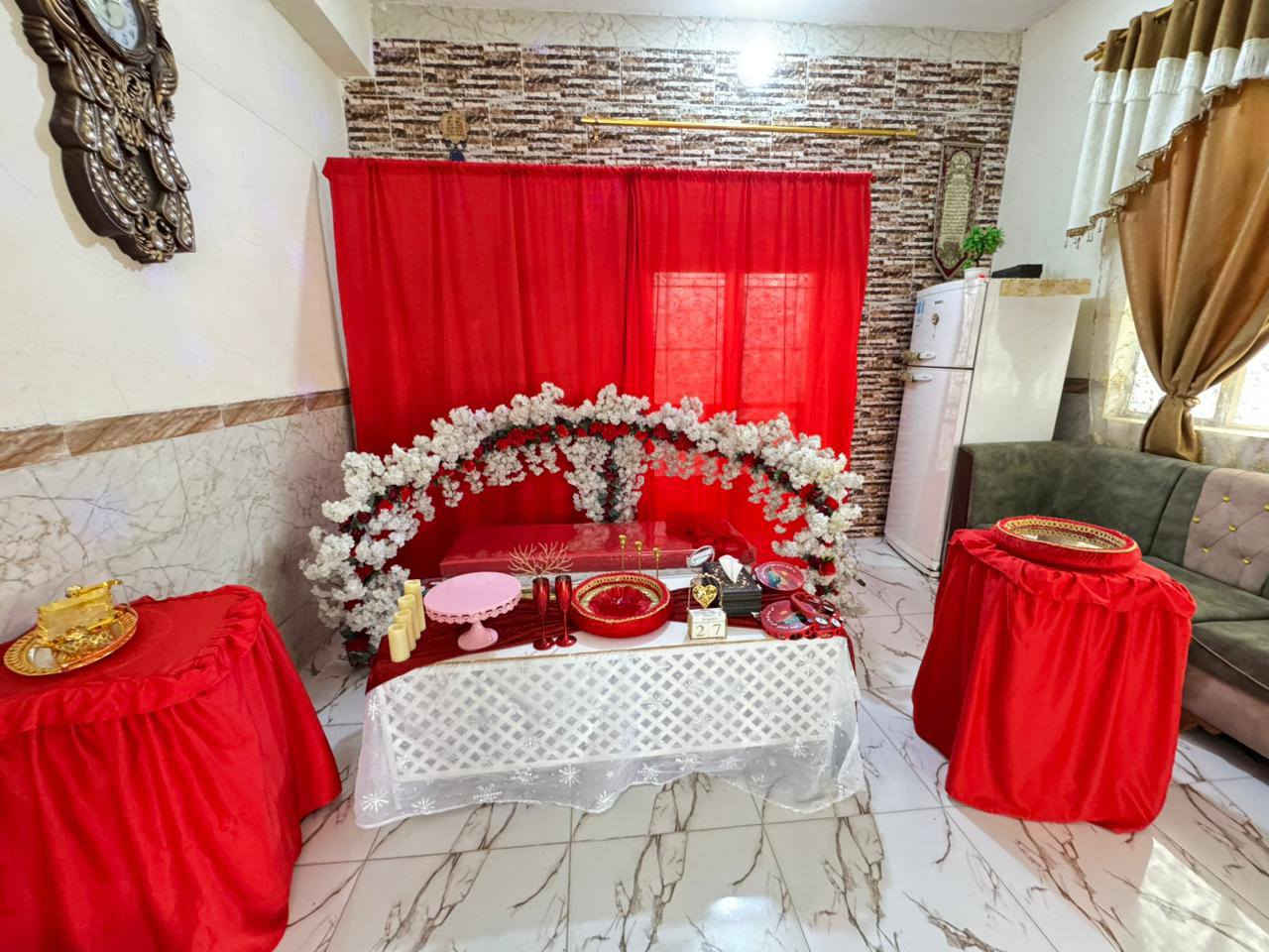 السلام عليكم 🫡 هذا الجمال ب٥٠ الف فقط
العروض ويانة متخلص احجز ولتخلي العرض يفوتك تخفيض ع جميع الكوشات بأنسب الاسعار 😍
📢📢انفتحت الحجوزات  اسعار تنافسية جداً 📢📢
#اعمالنا #كوشاتنا.... 
ويا كوشات  جنة الاعراس لبيع وتأجير الكوشات ومناسبات  الاعراس للمناسبات 
صور من اخر اعمالنا 
#تاجير كوشات اعراس وترتيب #حفلات بالحدائق وترتيب #حفلات شركات
خطوبه💍 ومهر💎 وحنه💍 وعرس💍💍 وسبعه
تشمل كوشتنا ......
ستاند كوشه خلفي 🥅 شازلون🎎
ميز امامي يتضمن ستاند الكيك ومكملاته(كلاصات العرسان وماعون وشوكه وسكين وحامله قطعه الكيك)
صينيه بخت وبياضات🧿🪬🧿 وقند ومشط ومرايا 
منيكان الذهب💍💍 بوكس حلقات
مغطس ووشاح ابيض للعقد ....
#كوشات #كوشه #زفة عرس #مهر #حنه #سبعه  #خطوبه
#نعتني بادق التفاصيل 💚♥️تقدم عروضها بأنسب الاسعار من ٥٠ الف الى ٢٥٠ الف🌹
العنوان ديالى الخالص🚛🚚
الحجز عن طريق الواتساب
‏‪*********** ☎
‏‪***********‬‏
*********** رابط الفيس
☎https://www.facebook.com/share/14Xcy6QeSUL/
أو اتراسلونا على هذا الرابط رابط البيج 👇
https://www.facebook.com/share/p/1A6GjtRqoS/
