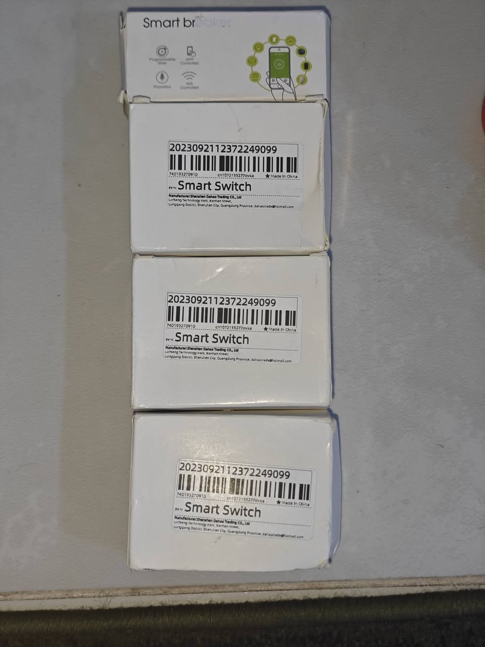 سمارت سويتج تكدر تتحكم من خلاله بتشغيل واطفاء الاجهزة عن طريق الهاتف متوفر 4 قطع ابو الخط واحد وقطعة وحدة ابو الخطين


**إذا كنت صاحب هذا الإعلان وتريد حذفه لأي سبب، رجاءا أرسل رسالة إلى الدعم الفني**