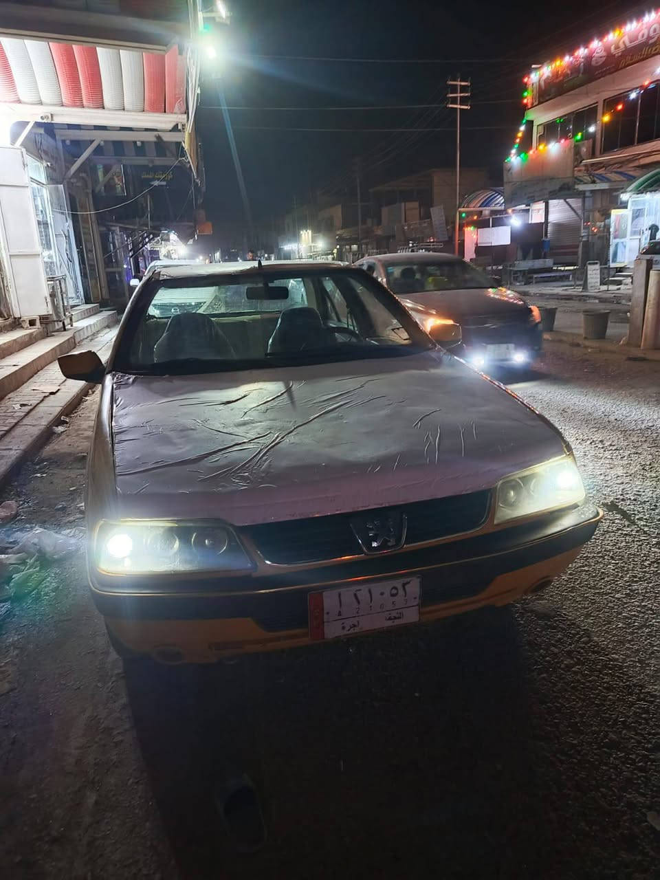 بيجو 405 نجف السعر 20 
سيارة مشروطة كير حدادية اوديك للرعي گبل 
مكان السيارة نجف شارع ابوصخير 
الاتصال على الرقم ***********
