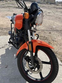 دايون نفخ لون برتقالي موديل ٢٠٢٠  طالعه سنة٢٠٢١ بشهر الثامن دراجة نضيف...